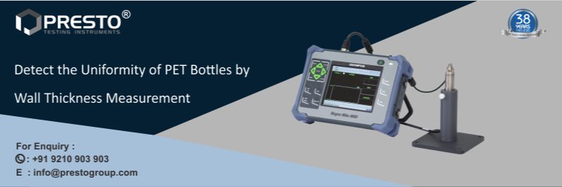 Detect the Uniformity of PET Bottles by Wall Thickness Measurement